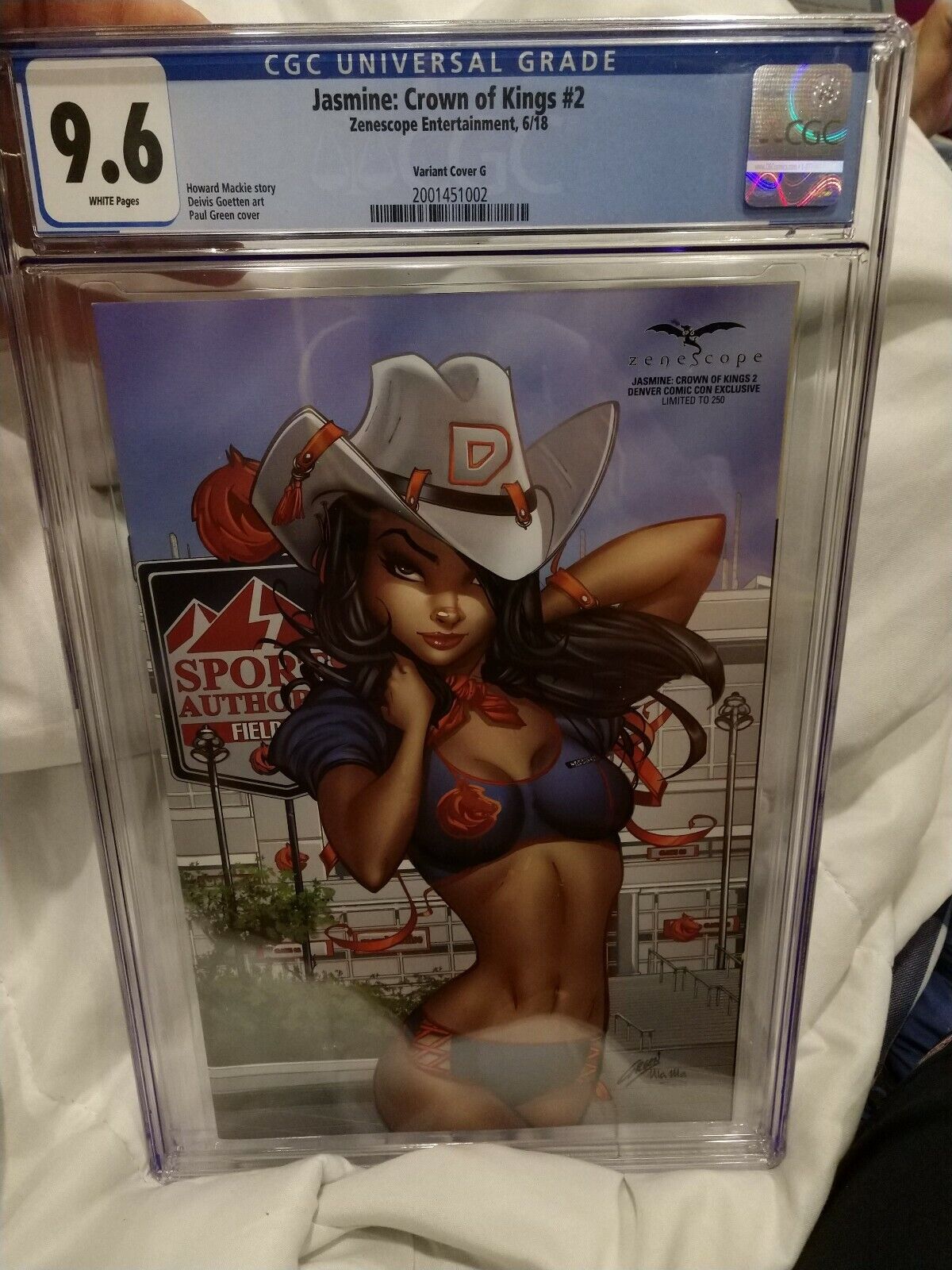 JASMINE: CROWN OF KINGS #2 CGC 9.6 (Denver Comic Con, ONLY 250 made)