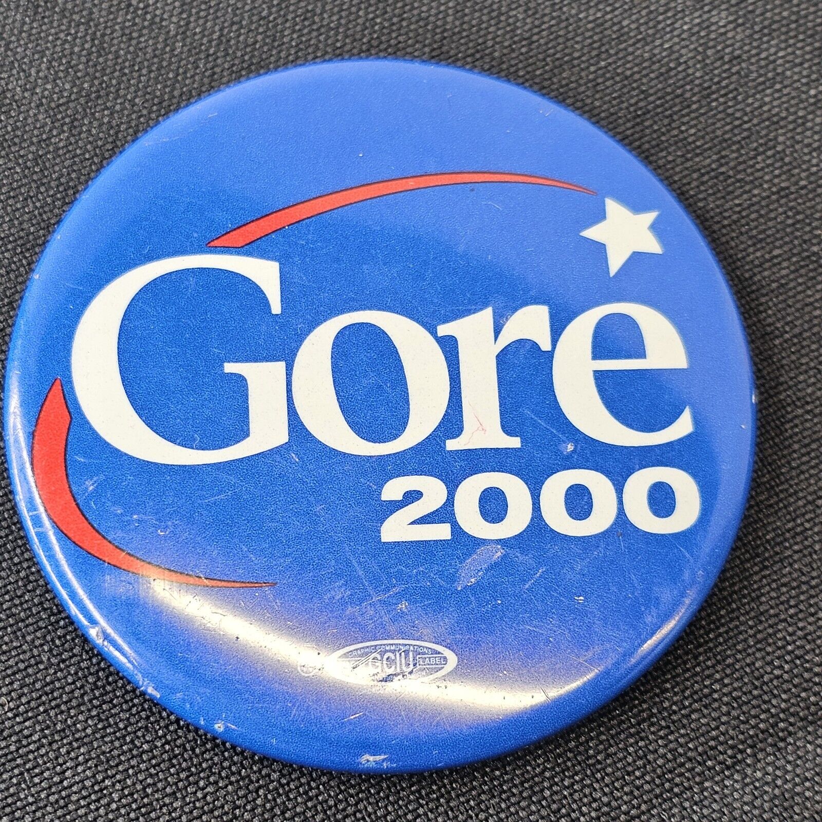 Al Gore 2000 Democratic Presidential Nominee Pin Button 2.25\