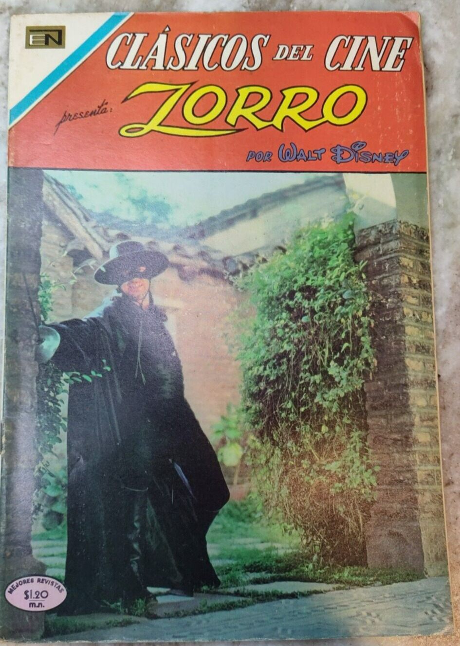Walt Disney\'s Clasicos Del Cine Presenta Zorro #2011 Mexico Spanish 1969 Comic