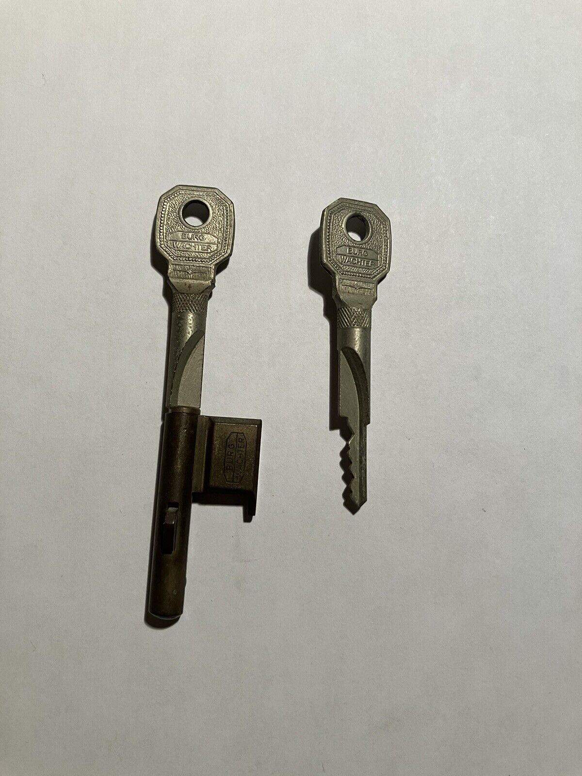 Vintage Burg Wachter Key Lock Keyhole Furniture Door Lock Blocker