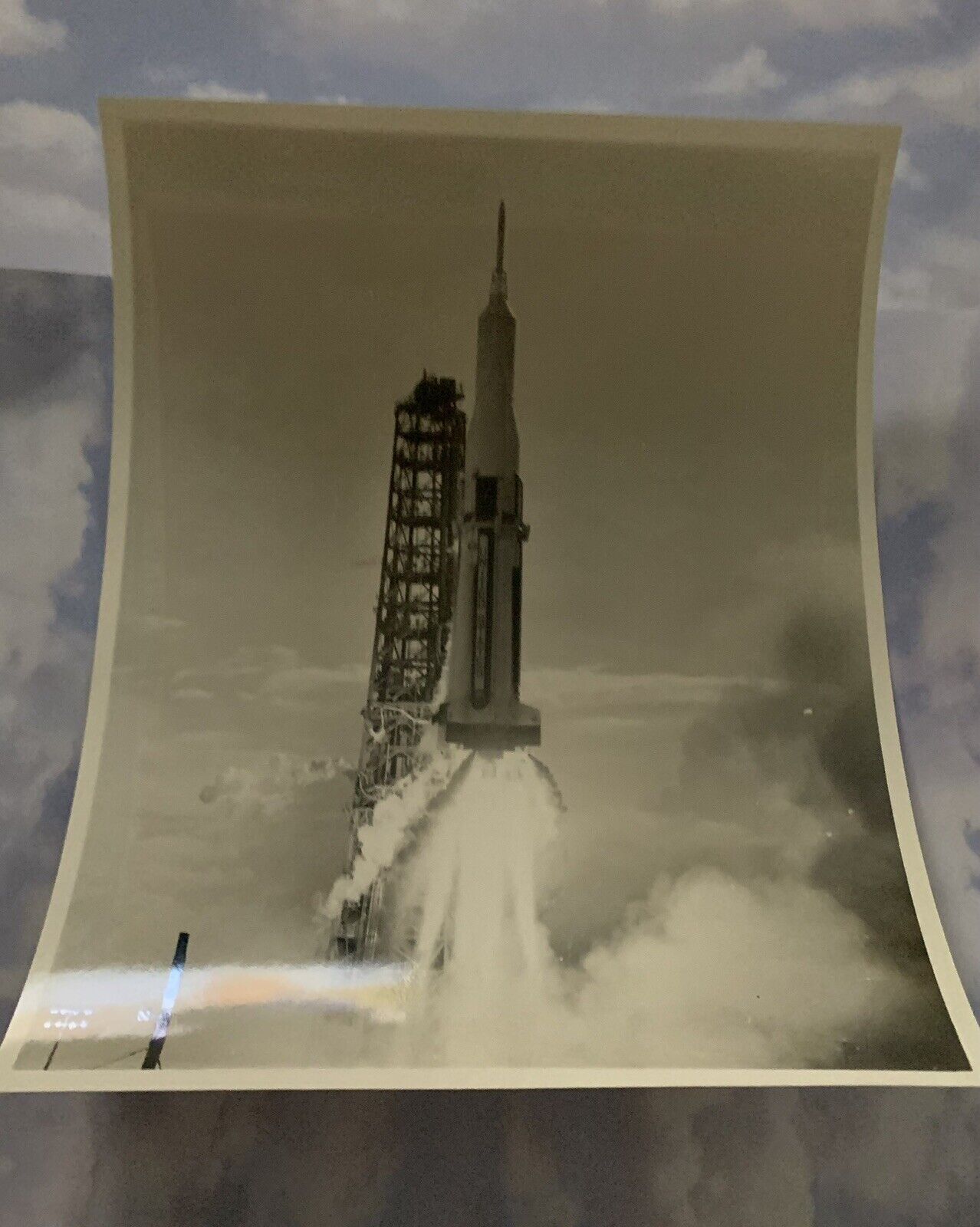 Vtg NASA Photo - 1950s-1960s launch 