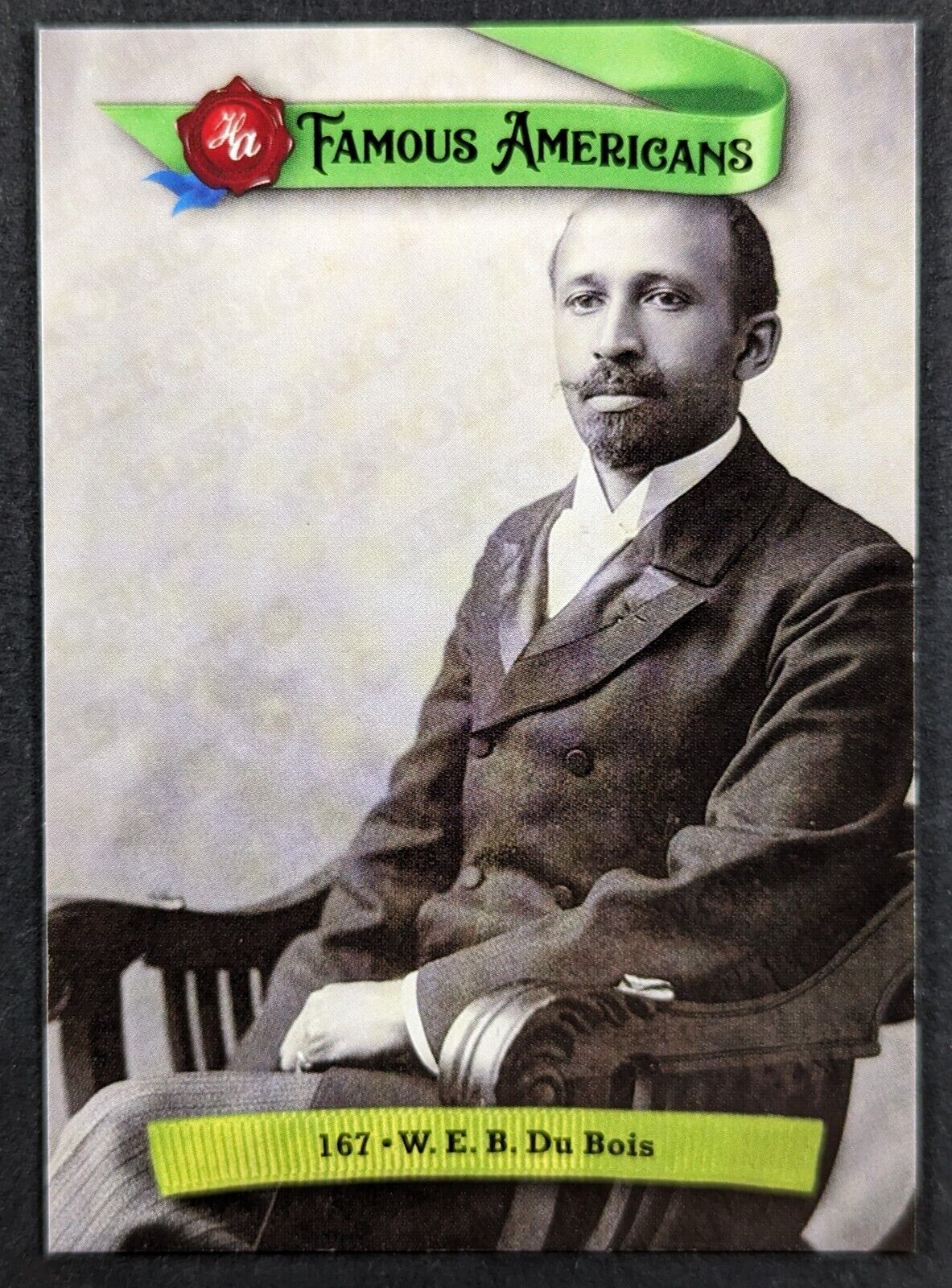 W.E.B. Du Bois Civil Rights Historian 2021 Famous American Card #167 (NM)