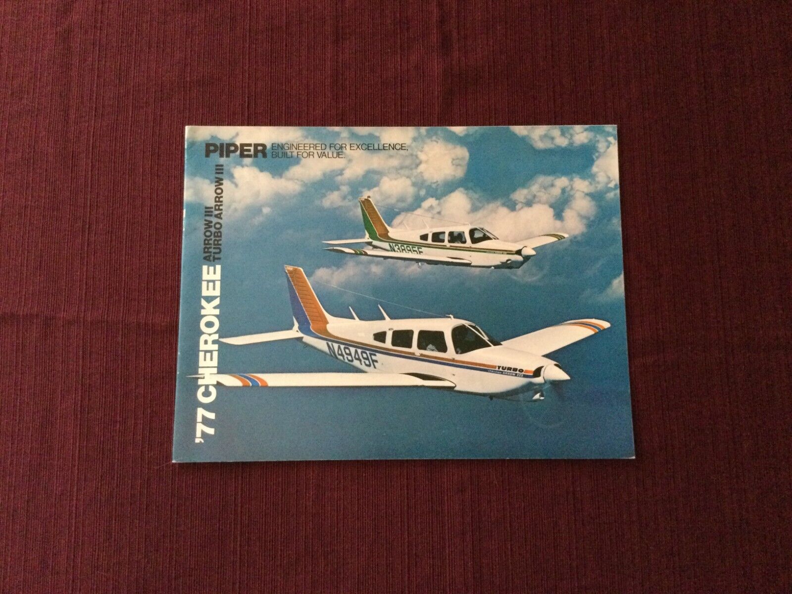 Piper Cherokee Arrow 3 1977 brochure