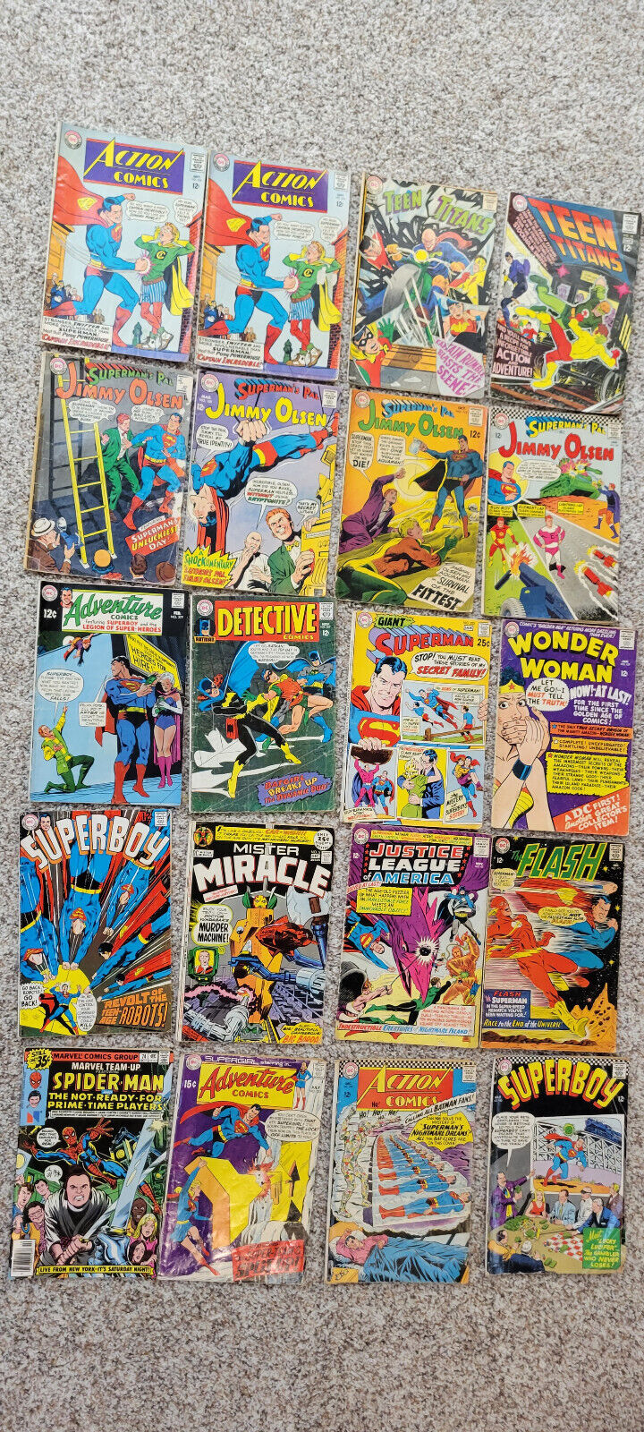 Lot of 20 Silver Age Comics - DC Superman
