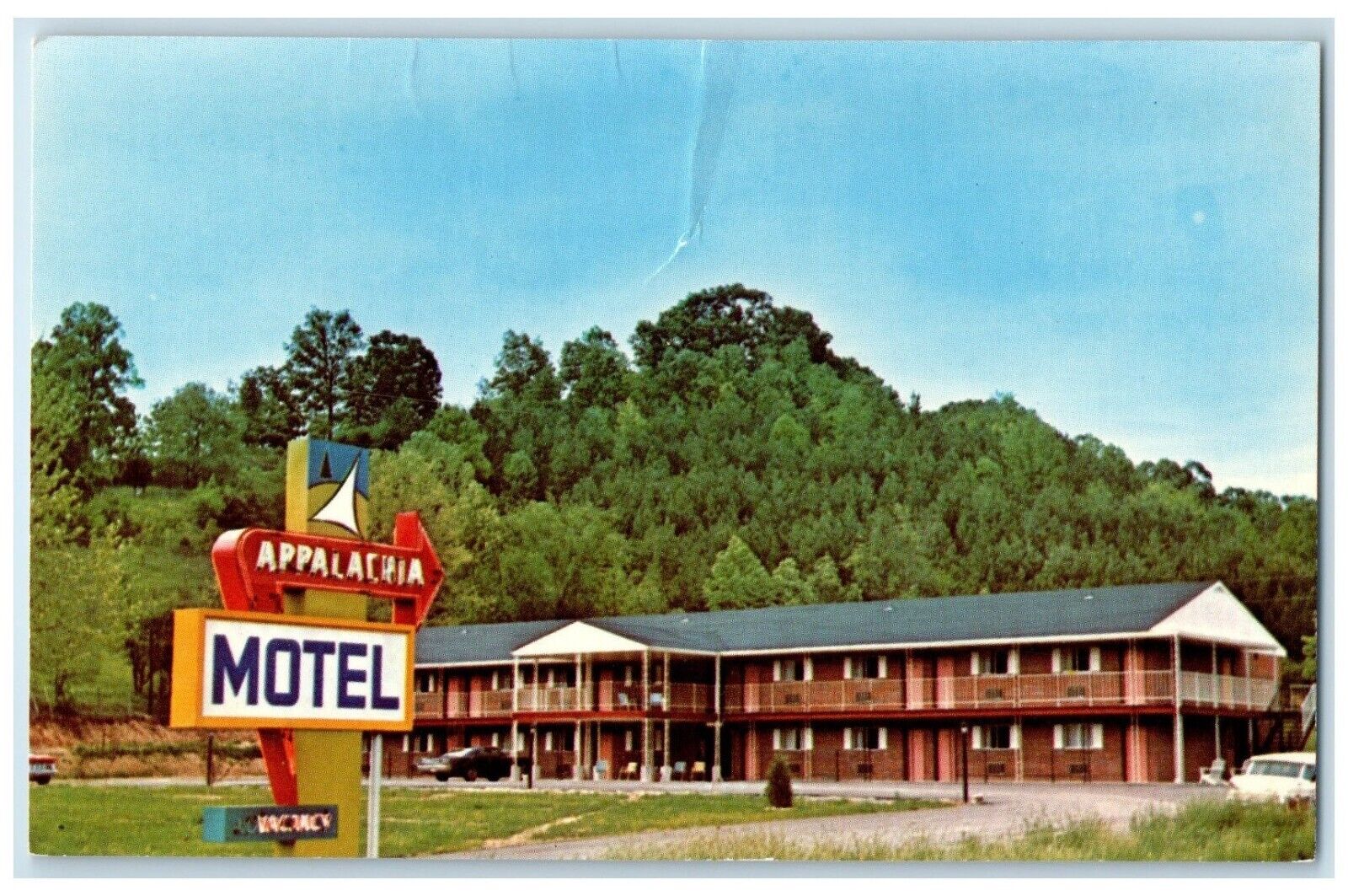 c1960 Exterior View Appalachia Motel Inc Salyersville Kentucky Vintage Postcard