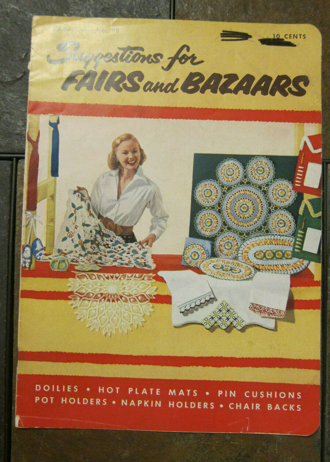 1953 Star Book Crochet: Suggestions for Fairs & Bazaars Doilies Pot Holders  