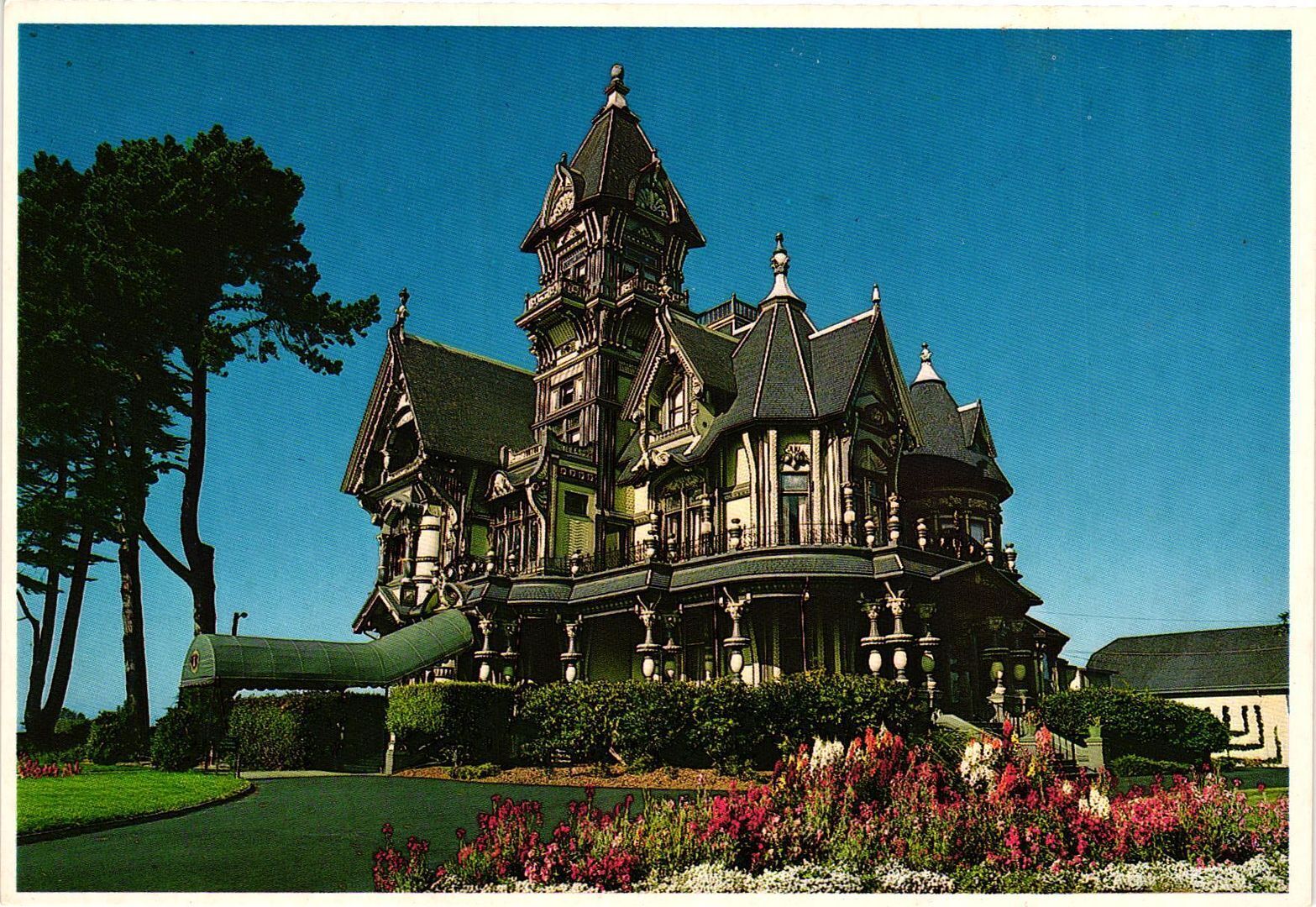 Vintage Postcard 4x6- The Carson Mansion, Eureka, CA