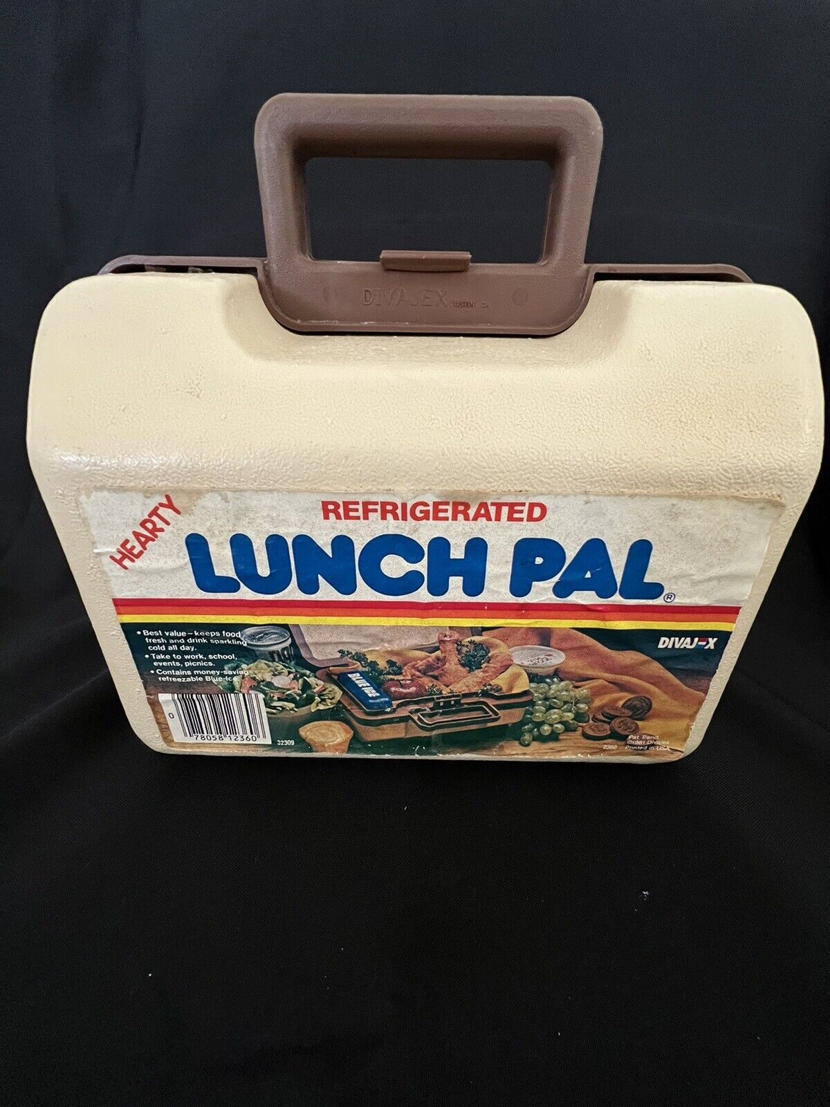 Vintage 1981 Divajex Lunch Pal Lunchbox Styrofoam Inside