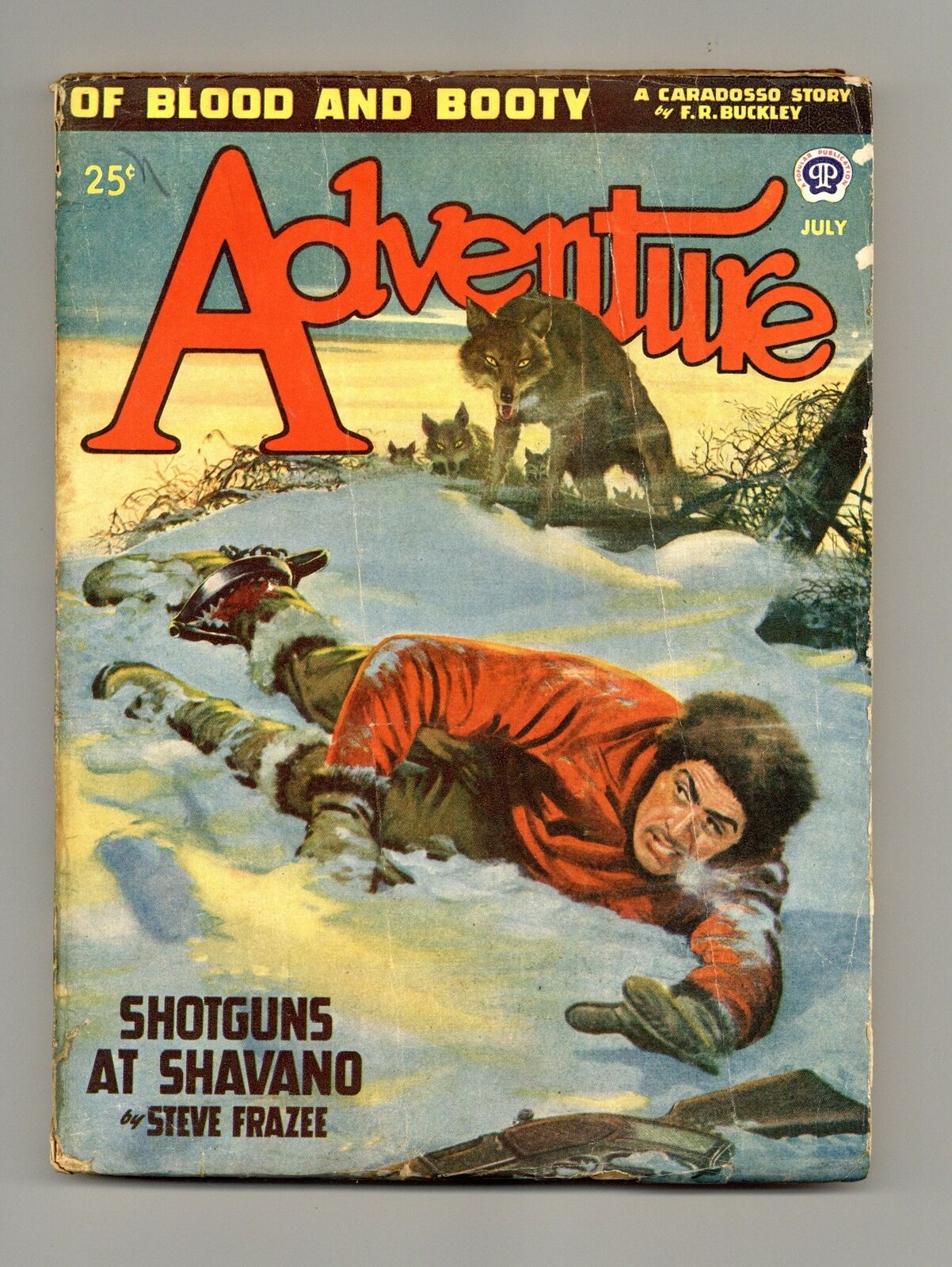 Adventure Pulp/Magazine Jul 1947 Vol. 117 #3 GD Low Grade