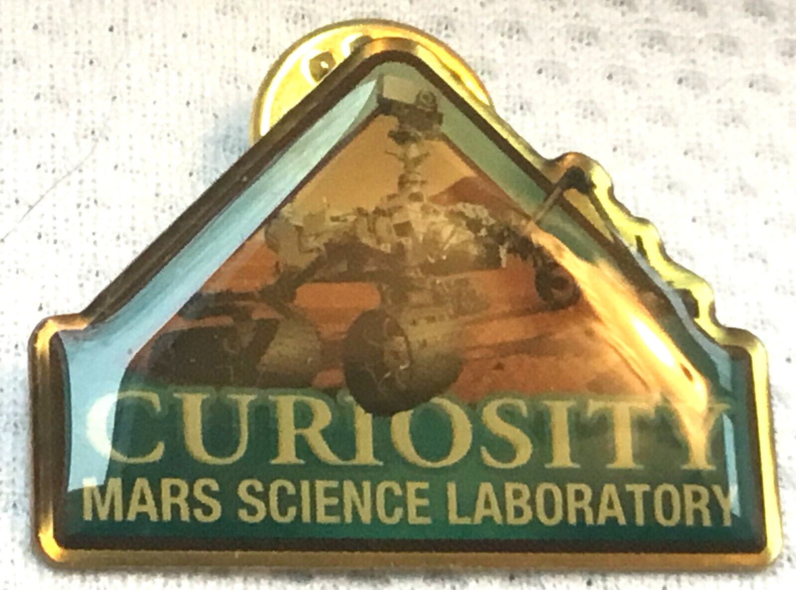 Nice, Official NASA Mars Curiosity Science Laboratory lapel pin