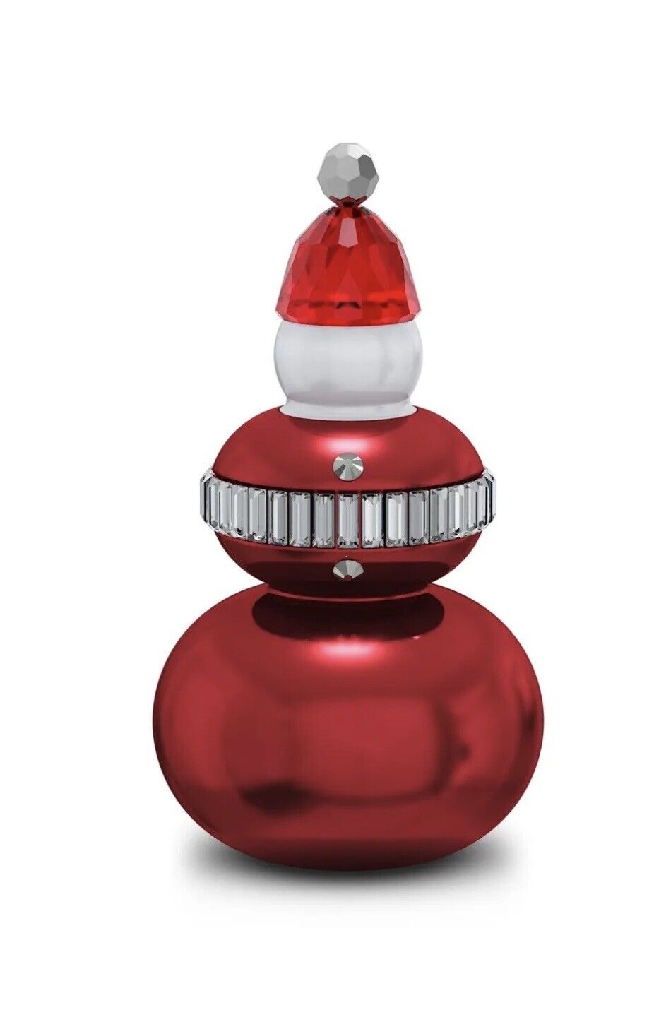 Swarovski Crystal Holiday Cheers Santa Claus Figurine Decoration, Red, 5596362