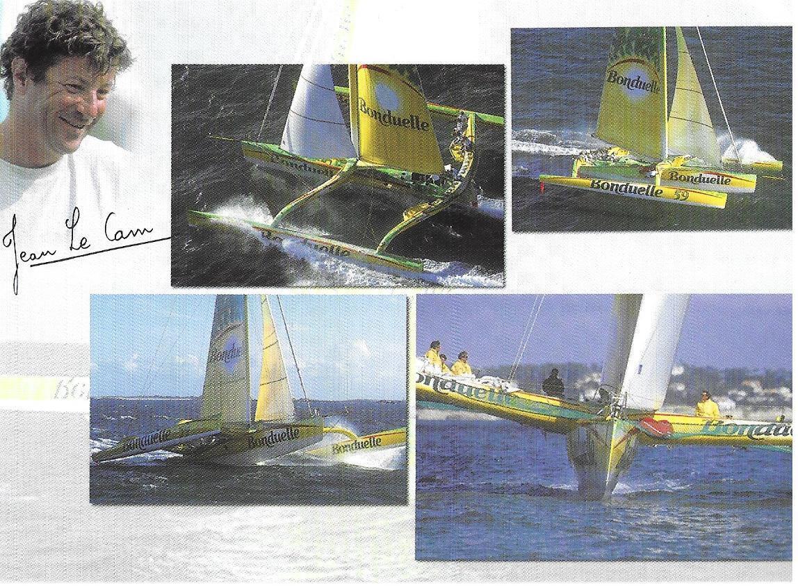 Sailing Postcard: Jean le Cam Bonduelle