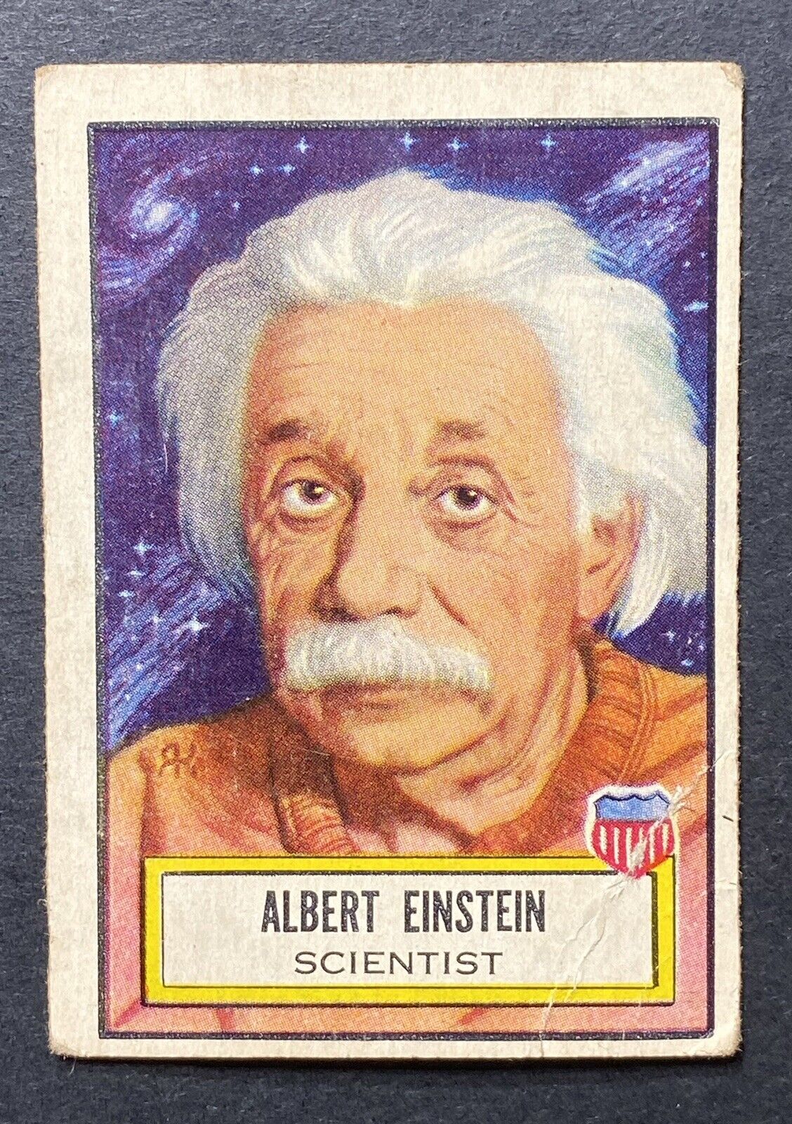 1952 Topps Look 'N See #20 Albert Einstein GD *Crease* d2