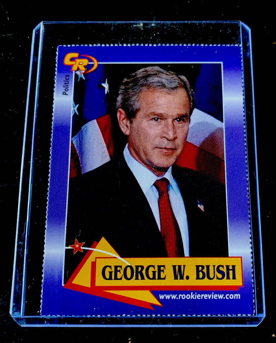 GEORGE W BUSH NEW CELEBRITY REVIEW 2003 Rookie Review Card #1 MINT President USA