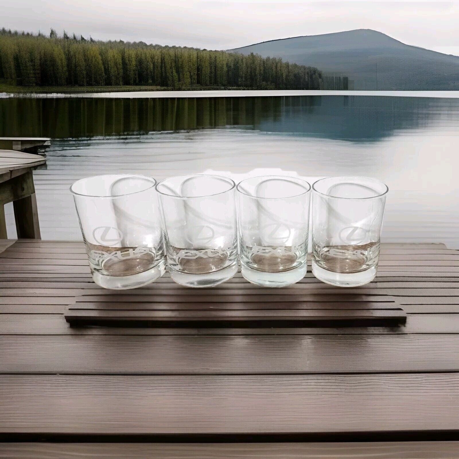 Lexus Whiskey Drinking Glasses Set Of 4 Drinking Glass 4\