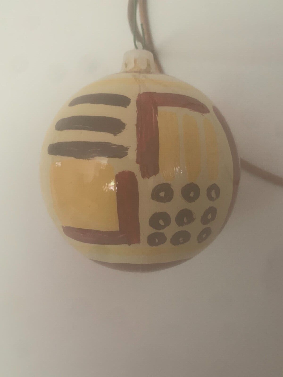 Two unique Handpainted Christmas Tree Ornaments South Africa 