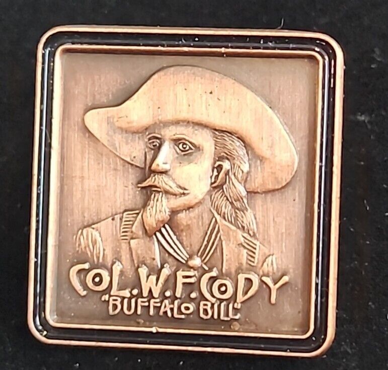 Col. W. E. Cody “Buffalo Bill” Brass Souvenir Lapel Pin