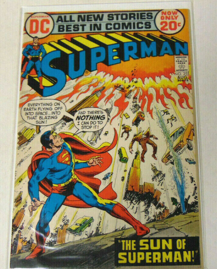 Superman #255 FN+ 1972 DC Comics 