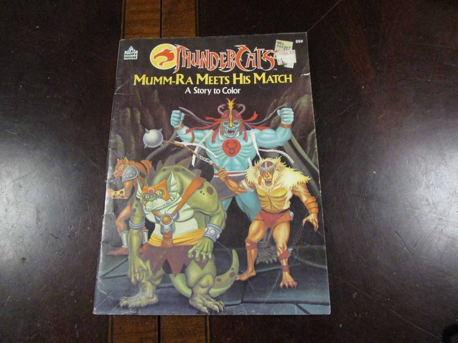 Vintage Thundercats coloring book 1986