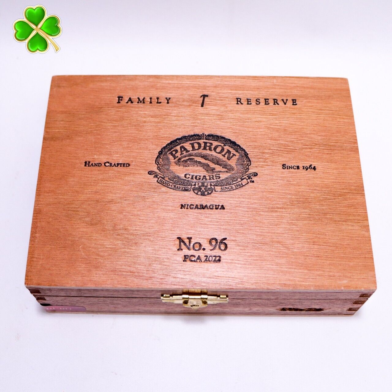 Padron Family Reserve No. 96 Empty Wood Cigar Box 6.75\