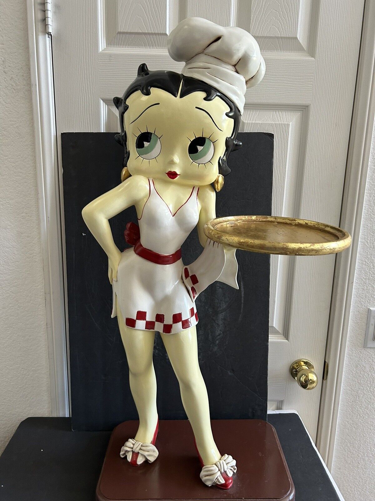 VINTAGE BETTY BOOP 3FT CHEF STATUE