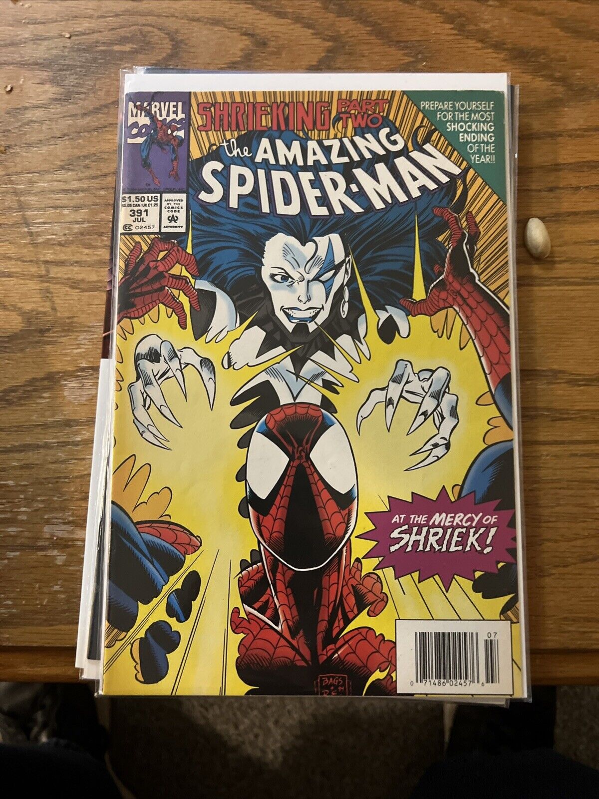 The Amazing Spider-Man #391  Shrieking Part 2  1994