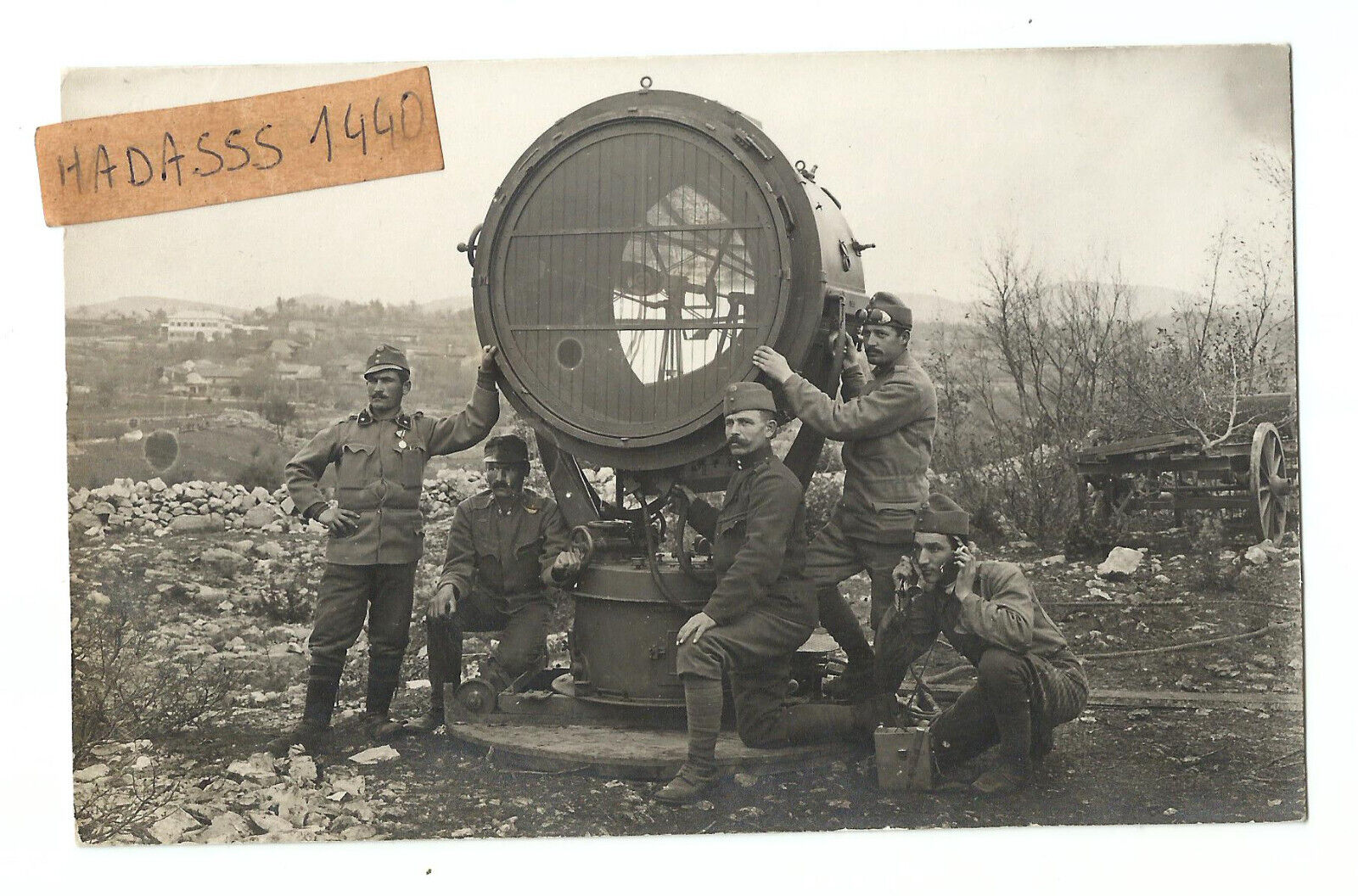 AUSTRO - HUNGARIAN SOLDIERS AND Large reflector , TOP 