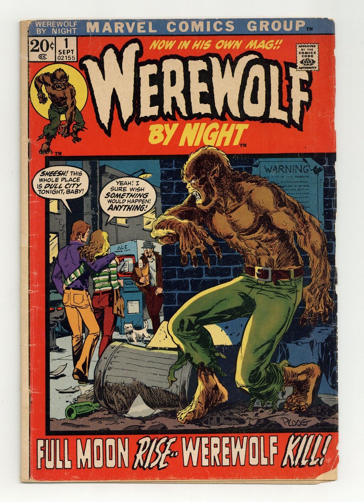 Werewolf by Night #1 GD 2.0 1972