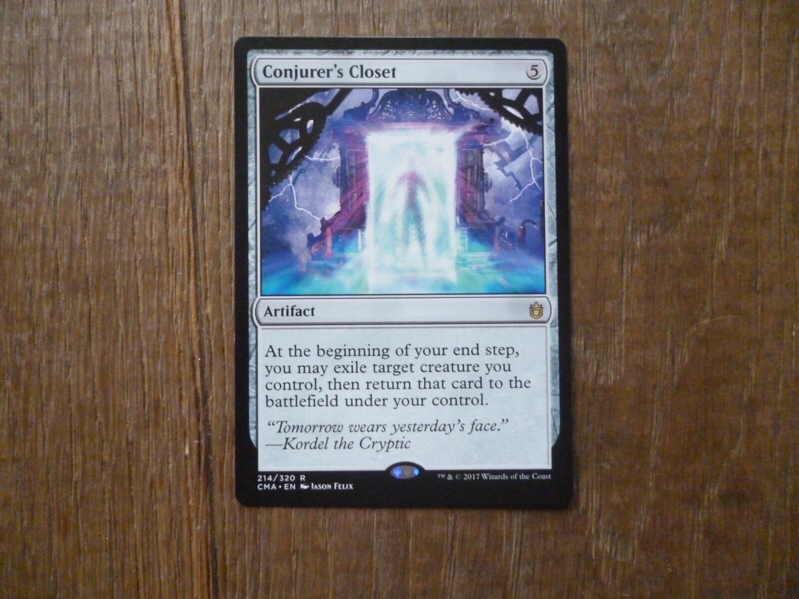 MTG 1 x Conjurer\'s Closet rare card Commander Anthology Magic The Gathering