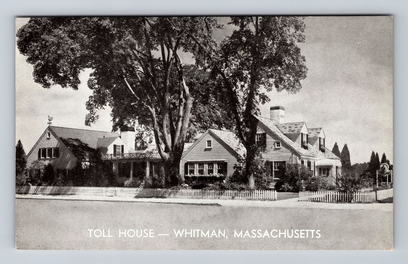 Whitman MA-Massachusetts, Toll House, Home of Ruth Wakefield Vintage Postcard