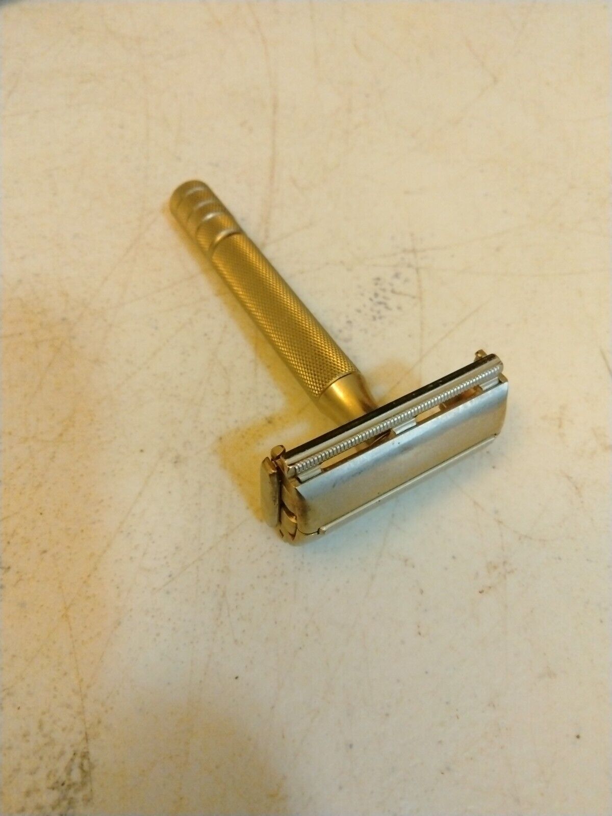 Vintage Gillete Men\'s Safety Razor Made in USA Beard Care Barber Grooming Tool