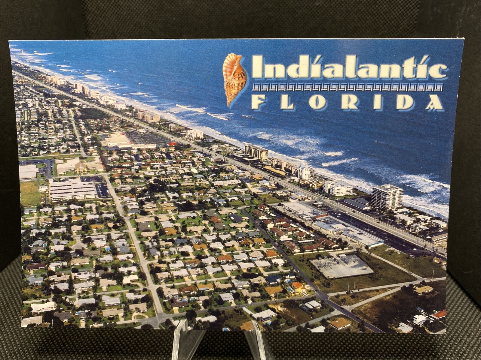 POSTCARD: Aerial View Indialantic Florida K11