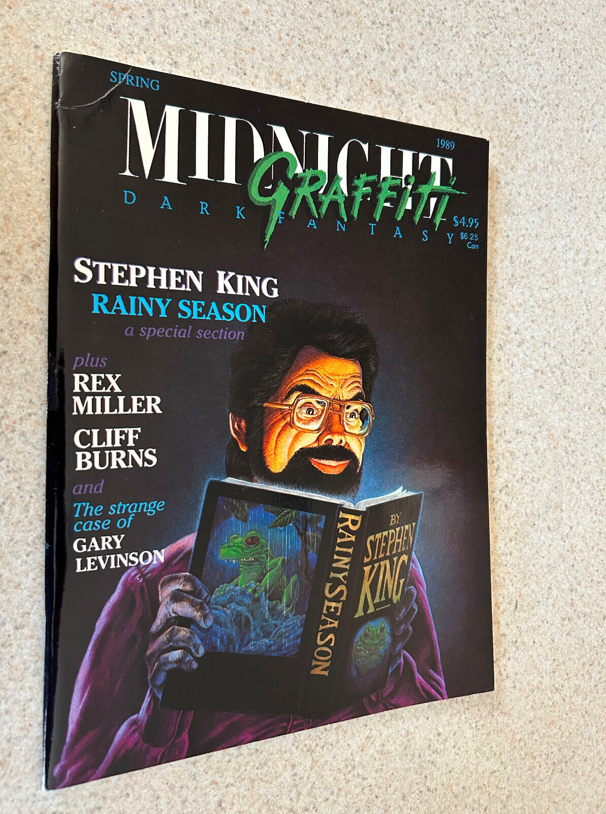 MIDNIGHT GRAFFITI HORROR MAGAZINE (1989) -- Stephen King Story