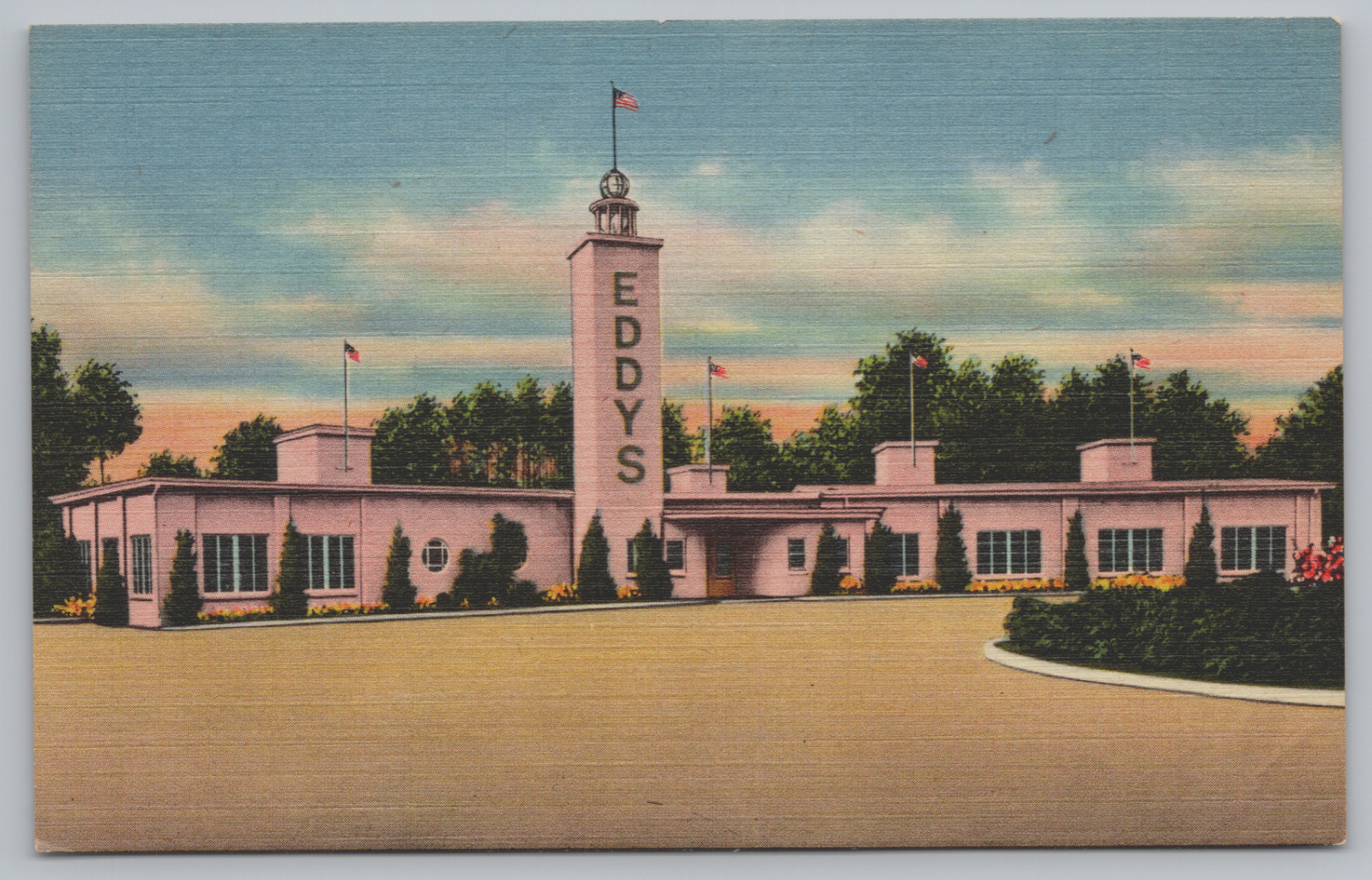 Postcard, Eddy\'s Restaurant And Cocktail Lounge, South Jacksonville, Florida