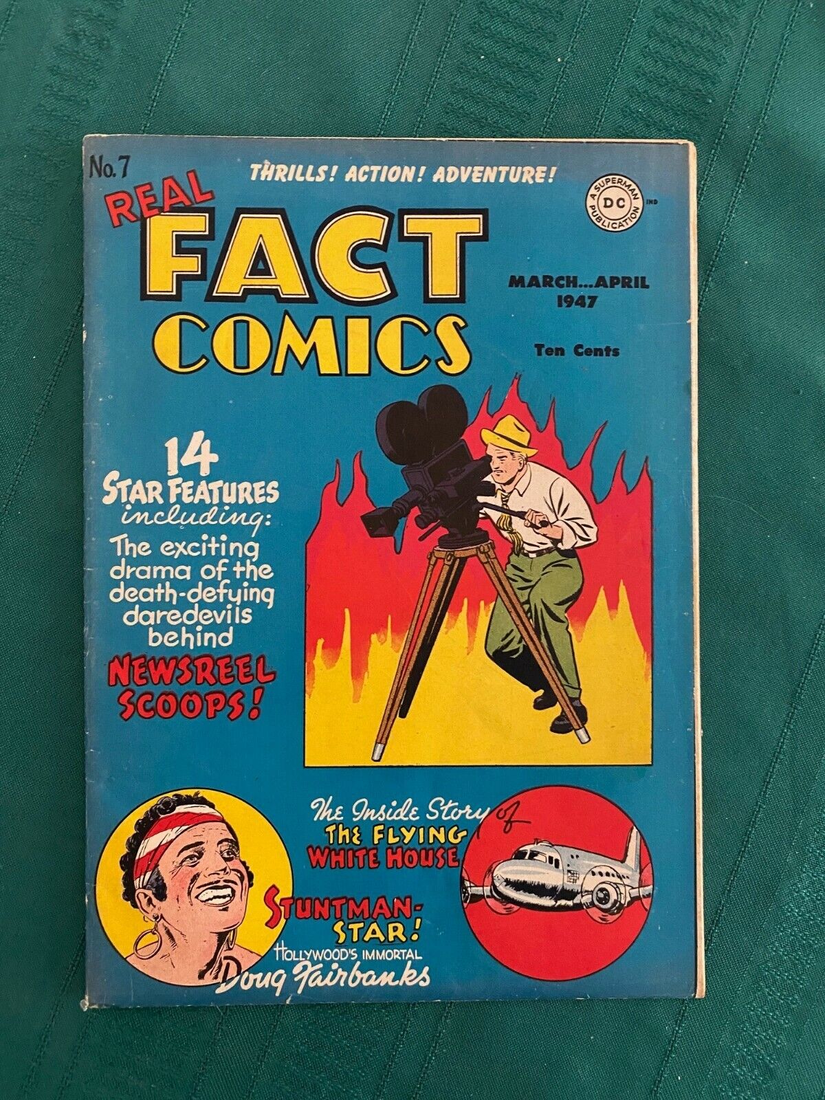 Real Fact Comics #7 1947 Fine+ (6.5) Great Condition