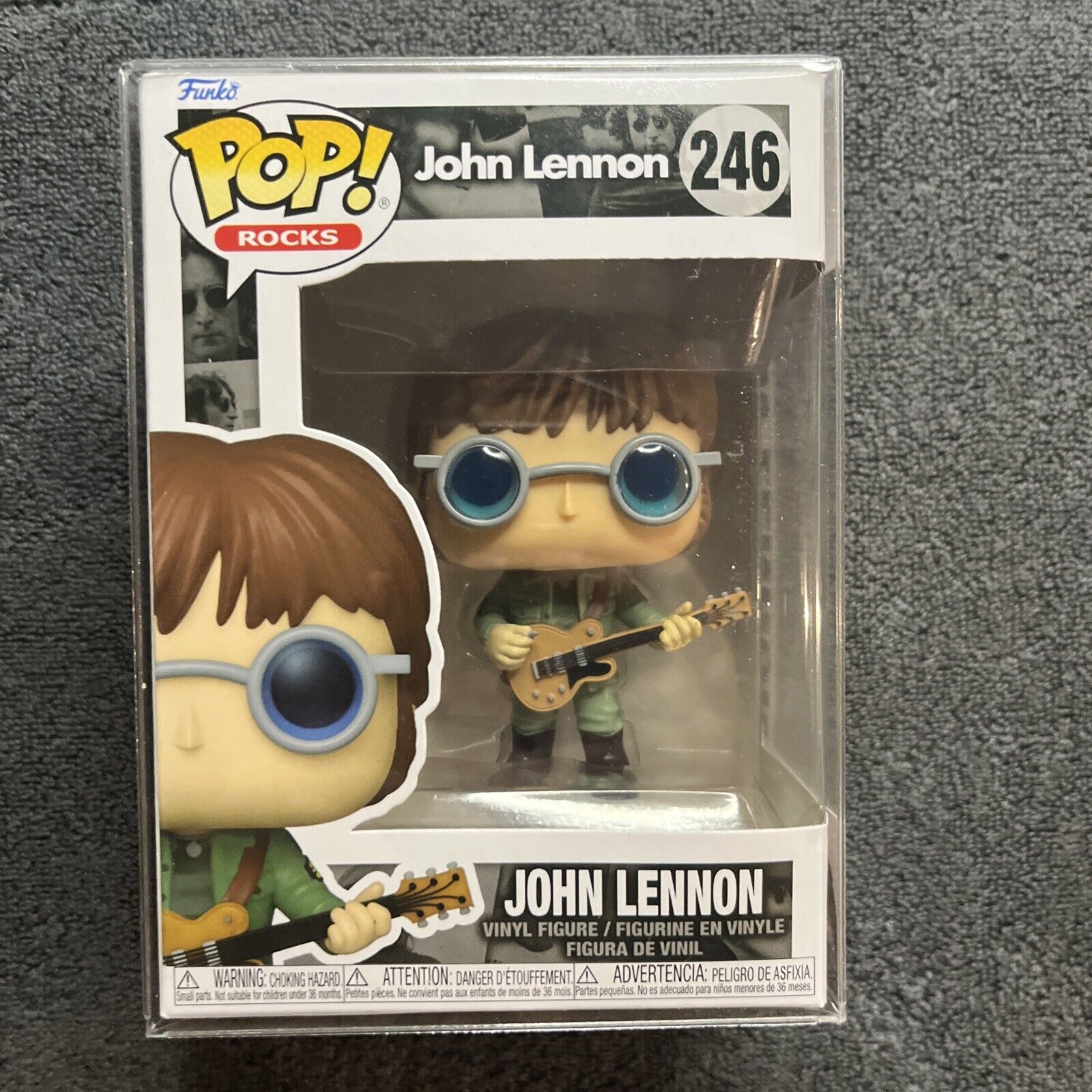 Funko Pop Rocks John Lennon 246 - New In Box Protector