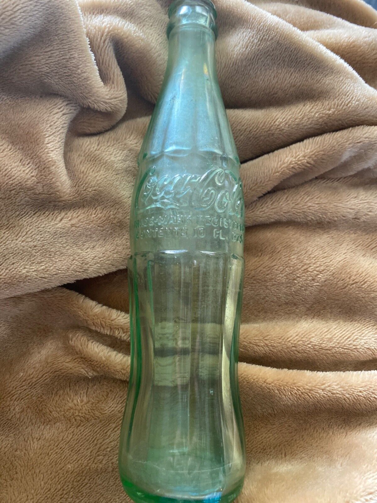 vintage green coke bottle