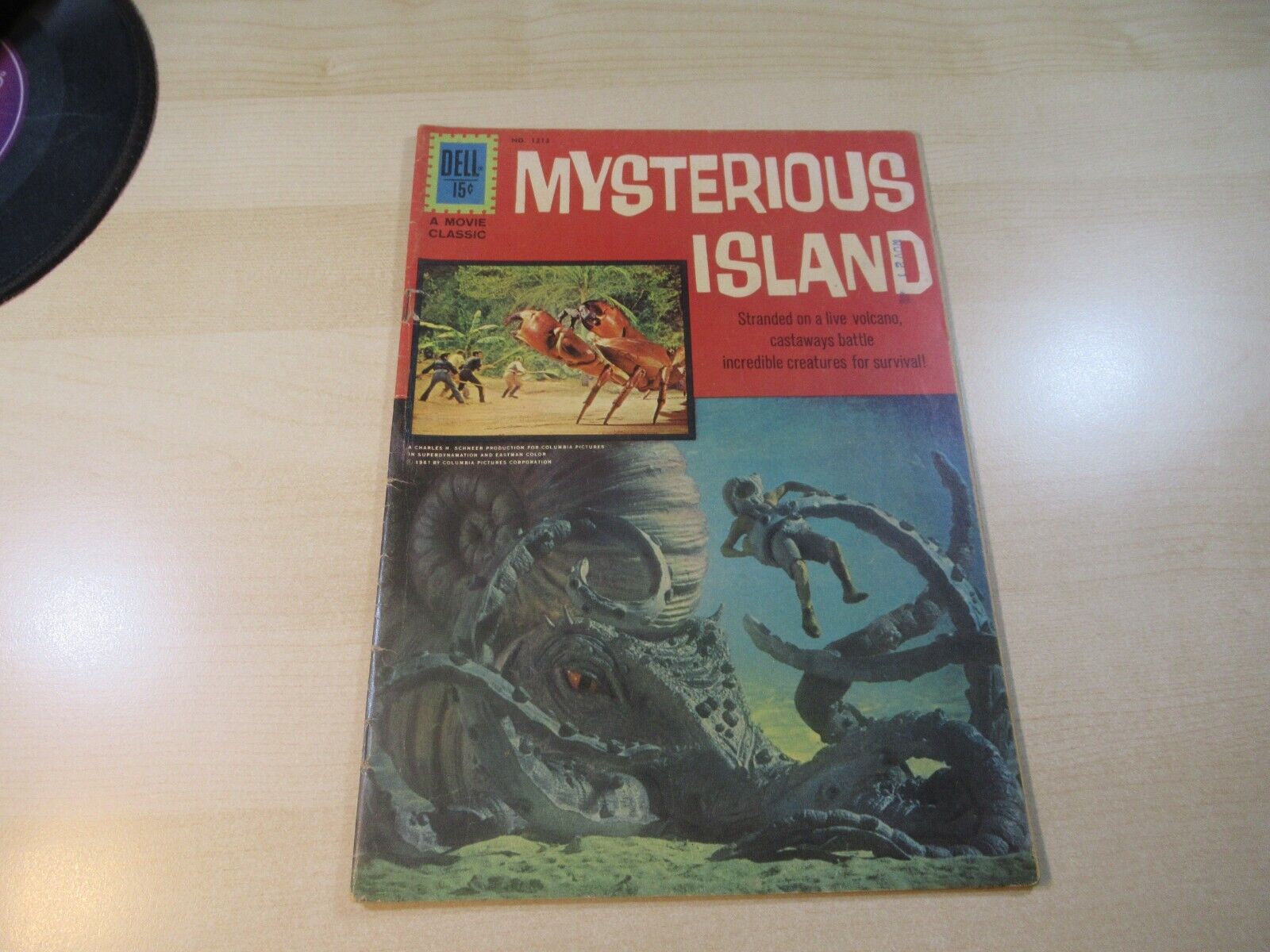 FOUR COLOR COMICS #1213 MYSTERIOUS ISLAND SILVER AGE HIGHER GRADE 60'S MOVIE