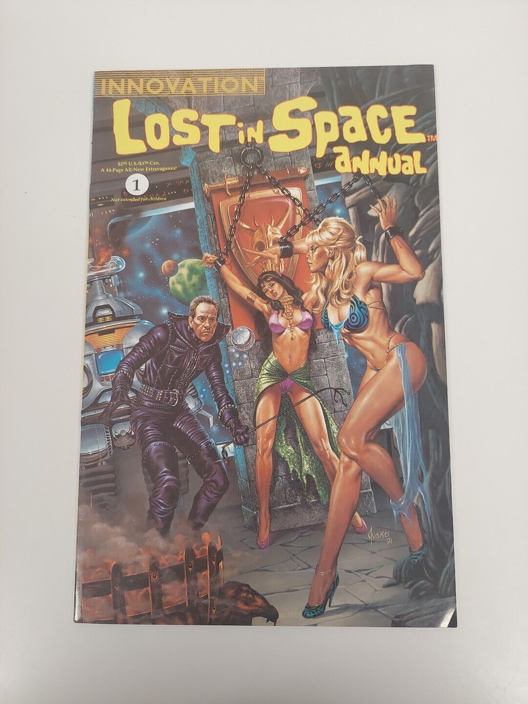 Lost in Space Annual #1 ~ INNOVATION 1992 ~ JOE JUSKO - bondage cover F