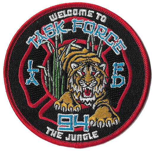 LAFD Task Force Station  94  - Welcome to the Jungle NEW  Circular Fire Patch