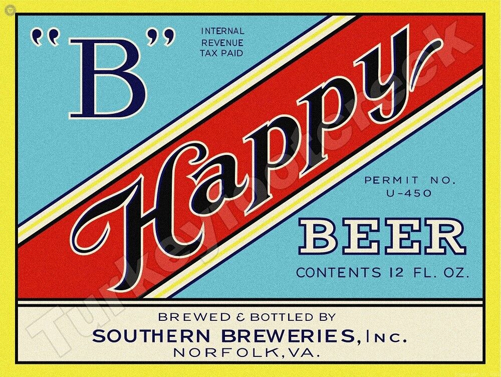 B Happy Beer Label 9\