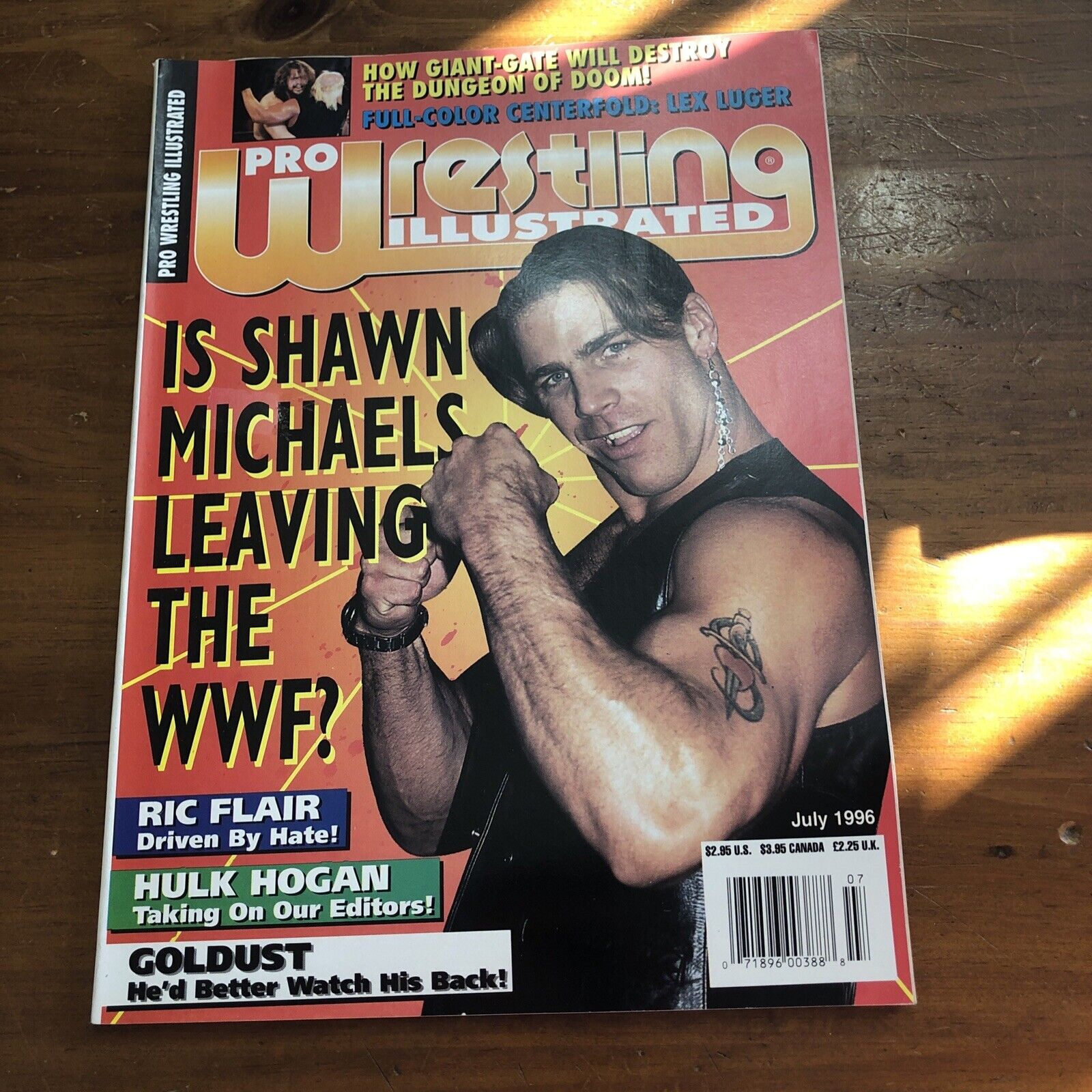 JULY 1996 PRO WRESTLING ILLUSTRATED magazine SHAWN MICHAELS