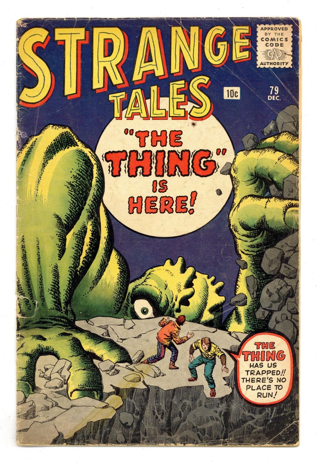 Strange Tales #79 GD 2.0 1960 Dr. Strange prototype