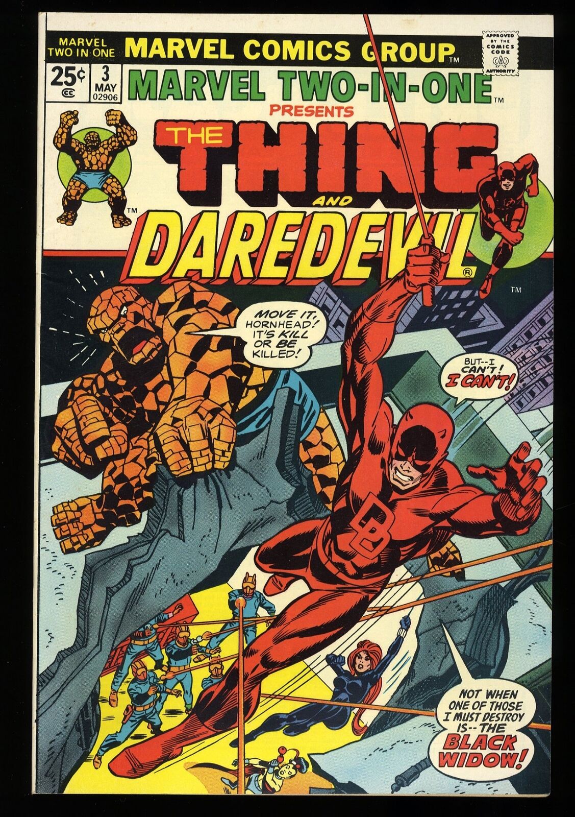 Marvel Two-In-One #3 NM 9.4 Daredevil Thing Marvel 1974