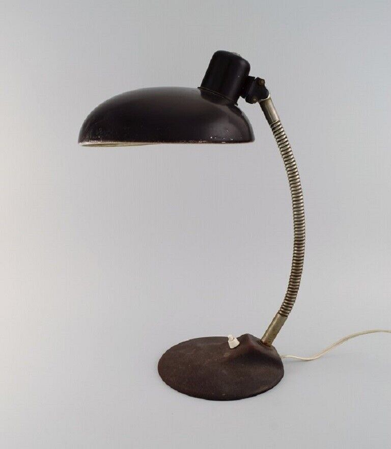 Adjustable designer desk lamp. Industrial design, mid-20th C.