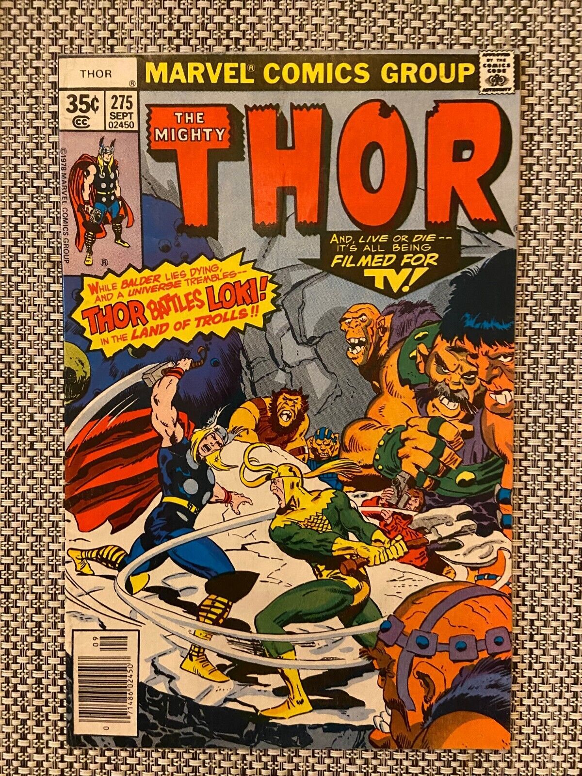 Thor #275 Comic Book  1st App Sigyn & Hermod