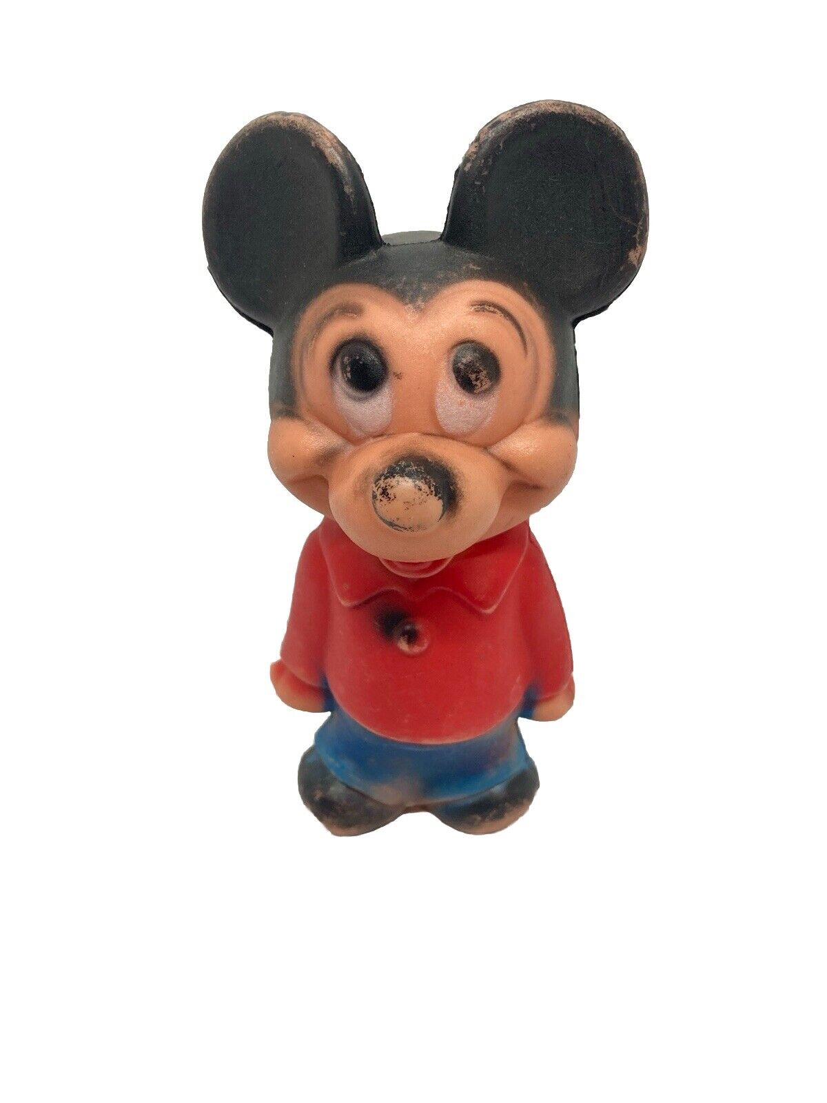 Mickey Mouse Plastic Toy Figure Walt Disney Productions Vintage