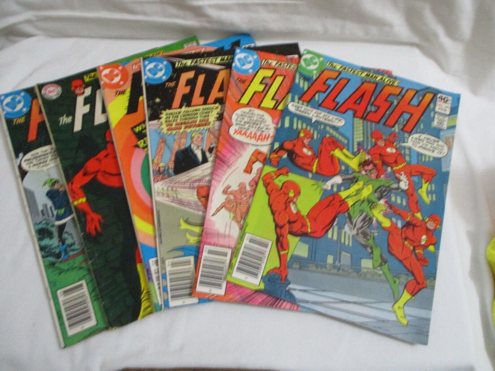 DC Comics  6 Flash comics 1 -1969 &  5 - 1980\'s