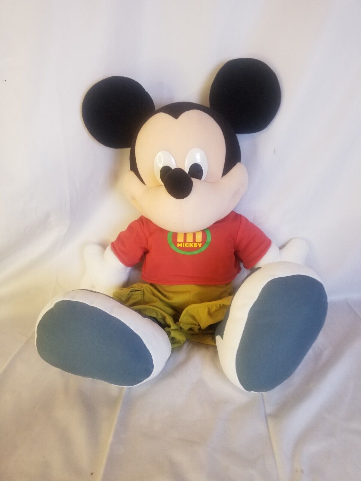 2000 Mattel Jumbo Mickey Mouse Fisher-Price Disney Stuffed Plush
