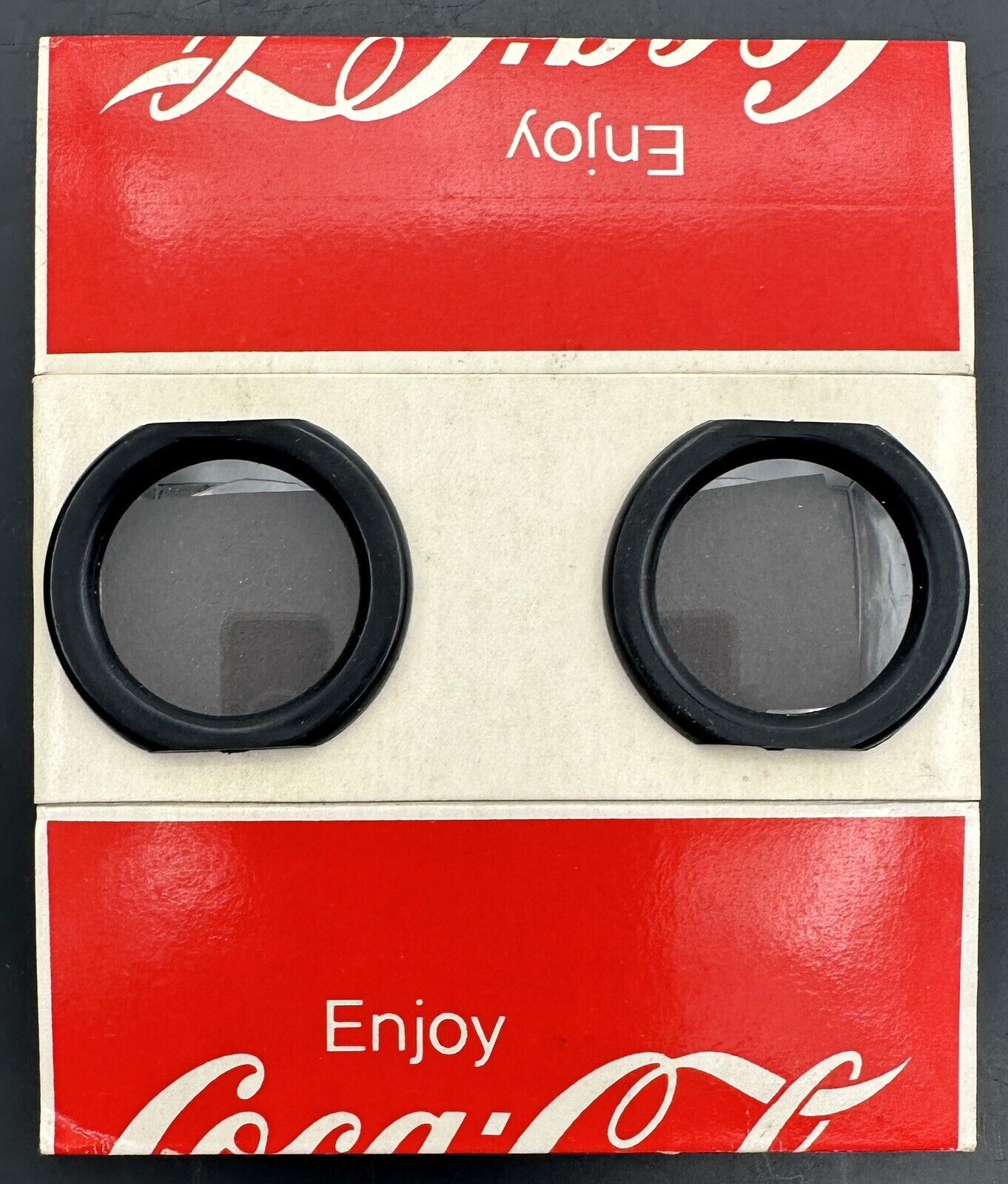 Coca Cola 1980 LA Olympics Souvenir Foldup Cardboard Binoculars Advertising